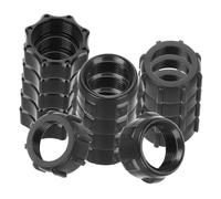 STOBAZA 15pcs Car Mount Adapter Nuts for Phone Holding and Wireless Charging, Black Plastic Material, Suitable for On-the-go Use and Car Interior Accessories
