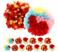 STOBAZA 15pcs Plush Ball Cat Balls Creative Shape Design Cat Self Diversion Help to Exercise Increase Fun and Interest Indoor Cage Accessory Random Color