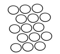 STOBAZA 15pcs Rubber O-ring Trumpet Muffler Stopper for Cornet Tuning Slide Soft Anti-scratch Instrument Bumper Rings Easy Installation Noise Reduction Accessory for Small Instruments