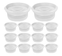 STOBAZA 15pcs Silicone Pressure Cooker Valve Gaskets Replacement Sealing Rings Leakproof Float Valve Seals for Steam Cooker and Pressure Pot Rapid Release
