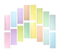 STOBAZA 16pcs Portable PVC Guided Reading Strips with Color Overlay Highlight Bookmarks for Dyslexia Precision Highlighting and Enhanced Reading Focus Tool for Household and Libraries Back