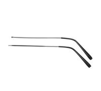 STOBAZA 1pair Metal Eyeglass Legs Replacement Stainless Steel Glasses Temples with Single Tooth Design Ergonomic Arms for Comfortable All-Day Wear Eyewear Repair Parts for Spectacles
