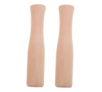 STOBAZA 2 pcs Wooden Food Grinding Stick Multi-use Kitchen Pestle for Garlic Mashing Sauerkraut Pounder and Mashed Potato Making with Ergonomic Handle Safety