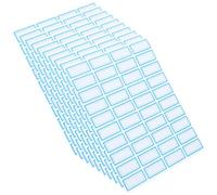 STOBAZA 20 Sheets Self-Adhesive Writable Name Tags Labels for Kitchen Classification Stickers for Organization and Easy Identification Space-Saving Design for Office Home and Business Use