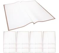 STOBAZA 20 Sheets White Iridescent Paper Floral Packing Paper for Wrapping Flowers and Protecting Bouquets Beautiful Creative Bouquet Wrapping Suitable for Gift and Florist Use