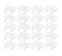 STOBAZA 200pcs Star and Moon Shaped Plastic String Light Bulb Covers for Garden and Party Decoration, Soft Ambiance Creation with Effortless Installation for Ramadan and Eid Mubarak