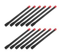 STOBAZA 20pcs 150mm Black Dual Wheel Valve Stem Extenders Plastic Tire Valve Extension Tubes for Car and Bike Flexible Tire Air Stem Extensions Inflation and Repair