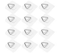STOBAZA 20Pcs Adhesive Plate Hangers Thickened PVC Self-Adhesive Wall Hooks for Hanging Decorative Plates and Platters Heavy Duty Wall Mount Holders for Home Display