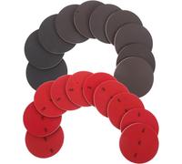 STOBAZA 20pcs Bowling Ball Resurfacing Polishing Pads Kit with Comprehensive Grit Selection, Lightweight Sponge Material, for Competing and Practice Bowling Accessories
