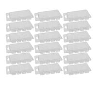STOBAZA 20pcs Cavity Wax Melt Clamshells Plastic Empty Packaging Box for DIY Projects, Commercial Packaging
