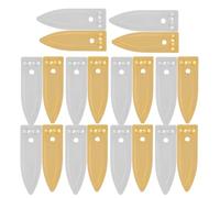 STOBAZA 20pcs Copper Zinc Electrode Strips Pure Zinc Anode Sheets with Copper Plates for Fruit Battery Science Experiments DIY Power Generation Kit for Students