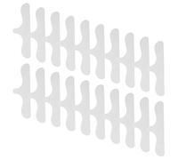 STOBAZA 20pcs Disposable Sweat Pads Under Breast Liners for Women Breathable Fast Dry Sweat-wicking Inserts High Absorption Disposable Liners for Busts Bridal and Everyday Anti-sweat