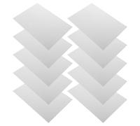STOBAZA 20pcs Frosted White Hard Plastic Sheets 0.5mm X 210x297mm Flame Retardant Crafting Material for Picture Frames, DIY Art, Display Projects, and Sign Making