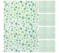 STOBAZA 20pcs Shamrock Wrapping Paper Exclusive Irish Wrap for Patrick's Day Festivals Distinctive Holiday Art Paper for Presents Symbol of Luck