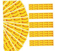 STOBAZA 20Pcs Strong Adhesive Arrow Stickers PVC Floor Decal Markers for Social Distance Direction Indication in Office Home Safe Warning Sign and Practical