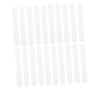 STOBAZA 20pcs Tongue Depressor Plastic Tongue Scraper Spatulas White Pp re-usable