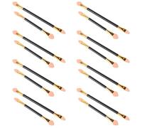 STOBAZA 24pcs Double Ended Eyeshadow Sticks Sponge Eyeshadow Brushes Small Cosmetic Applicators for Detailed Eye Makeup Multifunctional Brushes for Professional and Beginner Use
