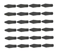STOBAZA 24pcs Rubber Arrow Tips for Outdoor Practice Safe Soft Archery Heads for Bow Play Easy to Install Replacement Arrows for Indoor and Playground Use