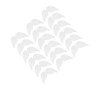 STOBAZA 24pcs Sew Embroidered Wing Applique Patches for Clothing and Backpacks Large White Fabric DIY Craft Embellishments Easy to Sew Jackets Dresses Jeans Versatile Decorative