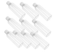 STOBAZA 25pcs Reusable Liquid Bottle Travel Bottle Empty 100ml Abs Flip-top Cap Easy to Fill Refillable for Outdoor Activities and Camping