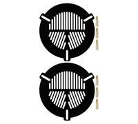 STOBAZA 2pcs 60mm Bahtinov Focusing Mask for Astronomical Telescope Accessory, Metal Focus Mask Device for Telescope Adjustment and Astrophotography Equipment