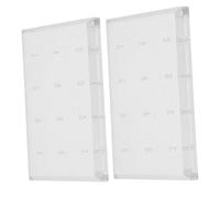 STOBAZA 2pcs Acrylic Nail Drill Bits Storage Stand with Nail Bit Holder Organizer for Manicure Tools Neat Desktop Display for Home and Salon