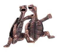 STOBAZA 2pcs Antique Incense Stick Holder Kung Fu Turtle Design for Home Tea Room and Relaxation Spaces Vintage Ornament for Aromatherapy and Calm