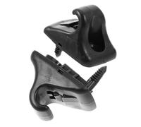 STOBAZA 2pcs Automotive Sun Visor Clips Replacement Visor Holder Bracket Hanger for Car Interior Repair Support Clip Accessory