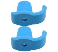 STOBAZA 2pcs Blue Walker Ski Glides for Seniors and Elderly, Nonstick Nylon and TPR Protective Walker Feet Glide Covers, Versatile Solution for Outdoor Use on Snow or Ice