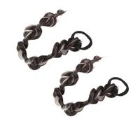 STOBAZA 2pcs Bubble Ponytail Extensions for Women Braided Ponytail Hair Extensions for Festival Party Decoration