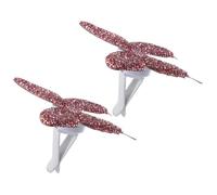STOBAZA 2pcs Car Outlet Clips Decoration Rhinestone Butterfly Car Air Freshener with Scent Easy Installation Elegant Stylish Interior Decor for Automotive