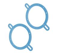 STOBAZA 2pcs Car Speaker Spacer Adapter Rings 3.5-4 Inch Plastic Mounting Brackets for Vehicle’s Center Channel Speakers, DIY Friendly Upgrade with Exceptional Durability for Car Audio