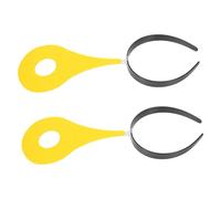 STOBAZA 2pcs Creative Funny Headbands for Cosplay and Party Yellow Position Marker Hair Bands for Festivals Carnivals Costume Events Eye-catching Photo Booth Props for Adults and Women