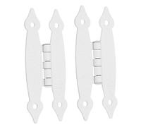STOBAZA 2pcs Decorative Antique Butterfly Hinges Vintage Flush Mount Iron Hinges for Wooden Cabinet Cupboard Jewelry Box Furniture Hardware