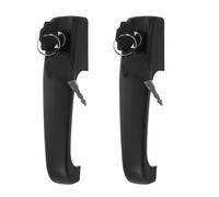 STOBAZA 2pcs Electric Cargo Tricycle Door Latch Handle Replacement Black Plastic Easy to Install Sturdy Door Lever for Three-Wheeled Vehicle