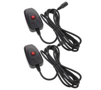 STOBAZA 2pcs Fog Machine Signal Controller with 3-pin Wired Remote, Plastic Sturdy Material, Stable Interface for Festival Party and Concerts Stage Equipment