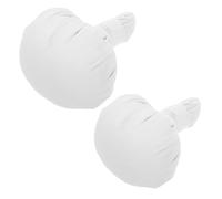 STOBAZA 2pcs Herbal Compress Balls for Spa Massage with Cotton Cloth Handle, White Warm Therapy Bags for Precise Muscle Relief and Relaxation, Suitable for Hand and Foot Use