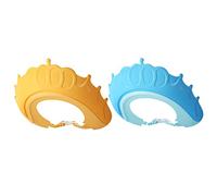 STOBAZA 2pcs Infant Shower Cap Adjustable Bath Visor Hat Kids Shampoo Cap Baby Hair Washing Shield Tub Toddler Water Proof Polypropylene (PP) Bright Colour