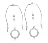 STOBAZA 2pcs Lamp Shade Harp Kit with Finial for Table and Floor Lamps Easy to Install DIY Friendly Parts