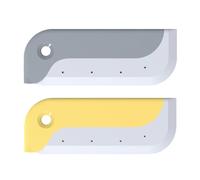 STOBAZA 2pcs Mini Window Cleaner Squeegee with Tpr Blade, Anti-wear and Multi-functional Glass Wiper for Bathroom and Kitchen Cleaning