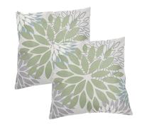 STOBAZA 2pcs Modern Abstract Floral Linen Pillowcase Decorative Cushion Covers for Sofa Couch Bed Soft Protective Throw Pillow Covers for Home Living Office Patio