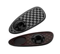 STOBAZA 2pcs Multifunctional Car Dashboard Phone Holder Mat with Non-slip Grip and Temporary Parking Number Card Stand Fit for Vehicles and Mobile Phones in Black Brown Black Grey
