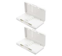 STOBAZA 2pcs Oboe Reed Box Plastic Oboe Reed Case Holder for Saxophone Woodwind Accessories Storage Container Slots to Keep Them Organized during Practice Performance