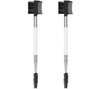 STOBAZA 2pcs Pet Cleaning Hair Removal Comb Soft Artificial Fiber Bristle Sturdy Can Get Wet without Breaking Smooth Surface Grooming Tool for Cats and Dogs