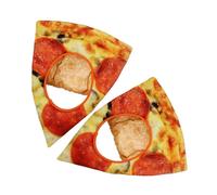 STOBAZA 2pcs Pizza Shaped Cosplay Hats Lightweight Comfortable Festival Party Accessories for Adults and Reusable Cartoon Prop for Carnival Costume Performances