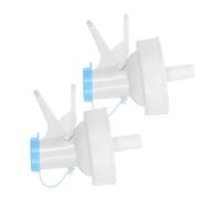 STOBAZA 2PCS Plastic Water Jug Spout Replacement with Adjustable Flow Pressurizer for Beverage Coolers and Water Jugs Cooler Faucet Replacement Compatible with Mineral Dispensers