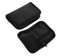 STOBAZA 2pcs Portable Medicine Meter Storage Case, Waterproof Diabetes Organiser with 420d PVC Material and Zinc Alloy Zipper Puller, Easy to Clean Travel Kit Fits into Backpacks