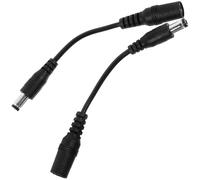 STOBAZA 2pcs Professional Male to Female Effector Transition Cables for Musical Instruments Lightweight Converter Accessory Compatible with Guitar Bass Keyboards