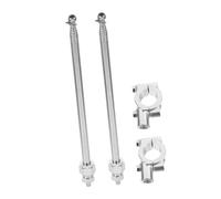 STOBAZA 2pcs Retractable Bike Flag Poles 1.2m Aluminum Base Steel Rods Tail Flag Mounts for Motorcycle and Bicycle Cycling Accessories for Boys