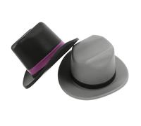 STOBAZA 2pcs Reusable Silicone Wine Bottle Stopper Hat Shape Cap for Beer and Wine Wear Resistant Plug with Easy Clean Design Stylish Cowboy Hat to Keep Beverages Fresh Longer